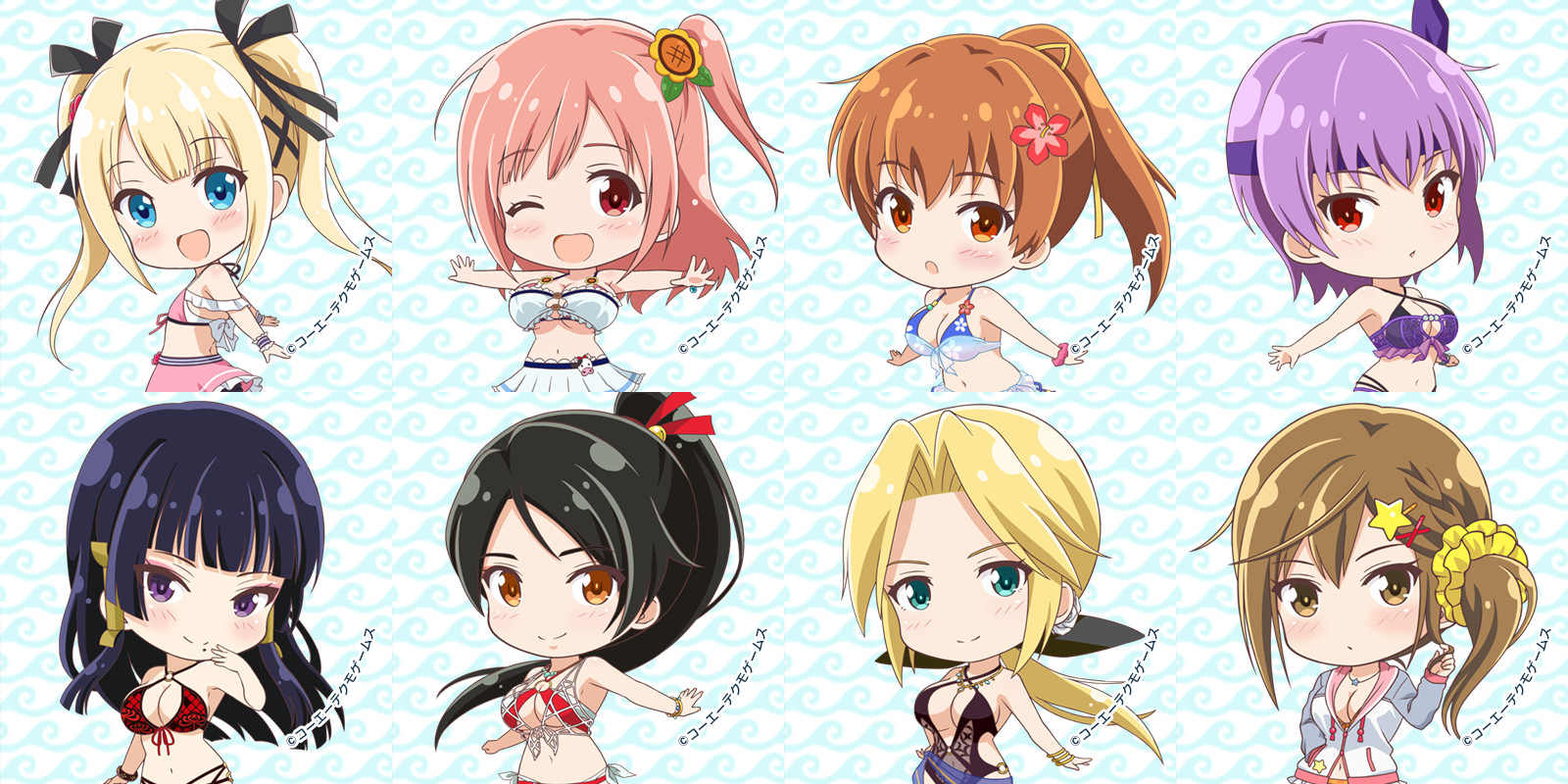 DOAXVV Girls - Chibi Edition
